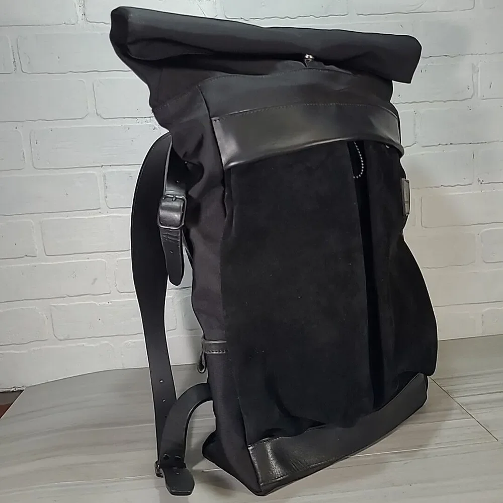 Atelier‎ de L'Armee Blackpack Black Canvas/Leather/Suede
